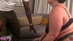 oh man maria bose's sloppy deepthroat turns into her curvy ass gettin pounded hard interracial style
