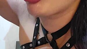 Facetiming Cuckold While Sucking Bull's Huge Cock!