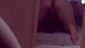 Latina Big Booty Blowjob Ass on Mirror