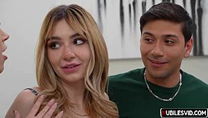 REAL STEPSISTERS CAUGHT FINGERING PUSSIES IN CLOSET, NOW LICKING EACH OTHER!