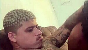 brazilian emo latina neighbors share taboo fun with half-brother