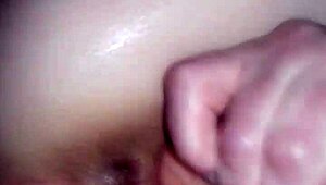 bend over for anal fisting, sexy brunette amateur, homemade toys deep!