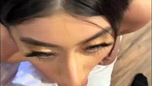 Hey, watch this curvy big natural tit brunette Violet Meyers get fucked deep doggystyle cowgirl rimjob