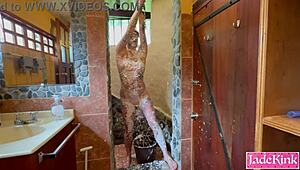 What if your bound girlfriend became a humiliated slave, foam-covered and punished roughly?