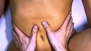cute teen girlfriend sneaks kitchen kiss with stepdad and bestie turns creampie fuck