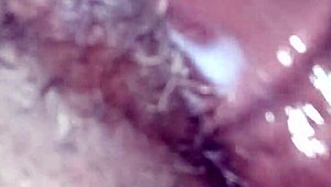 I slide deep into my girlfriend's wet pussy for a massive creampie after she squirts hard during our amateur fuck session with friend watching