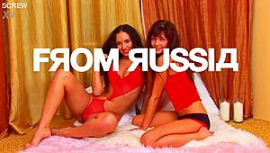 Russian Lesbians Lick Wet Pussies And Asses In Fetish Trailer