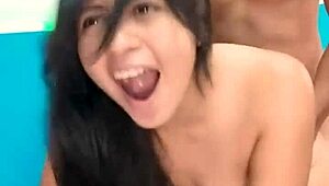 picture this petite latina milf bent over sofa, her tanned pussy taking every thrust from behind