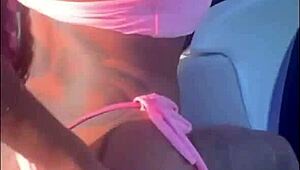 naughty young brazilian ditches hubby to fuck instructor on jetski