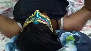 Juicy Ebony BBW Assfucked Hard with Big Natural Tits Bounce