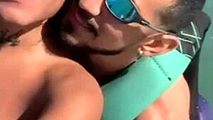 naughty young brazilian ditches hubby to fuck instructor on jetski