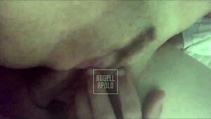 Dad leaves and i fuck cute half-sister's tight pussy creampie