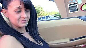 pigtails teen picked up by old stranger for fun