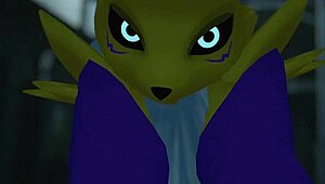 renamon takes a wild outdoor pounding from behind in public