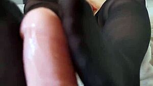 hot redhead arty feet mouth your dick cum pretty face pov 👅🍆💦
