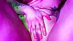 check out this pink toy drip riding action with clothes ripped everywhere.