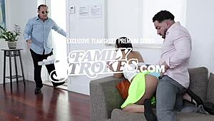 wanna watch this dirty teen slut get her ass wrecked by stepbro?
