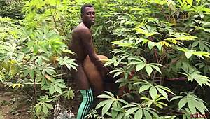 farmers in nigeria africa go hard knacking big pussy with monster cock creampie