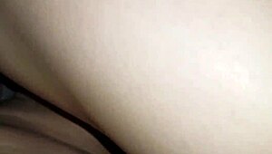 you won't believe this homemade creampie... girlfriend takes monster cock close-up till cum floods her pussy
