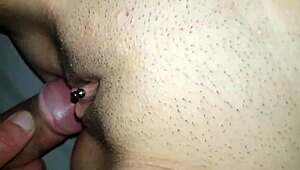 you won't believe this homemade creampie... girlfriend takes monster cock close-up till cum floods her pussy