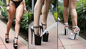 Messy Cumshots Blast High Heels Legs Feet On Hot Public Plateaus Everywhere