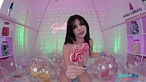 asteria jade gags on sloppy deepthroat before pussy pounding