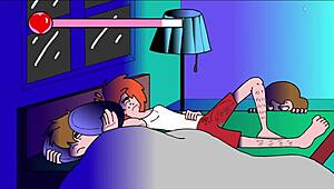 i can't stop flashing my milf body on the sofa in this comic erotic comedy
