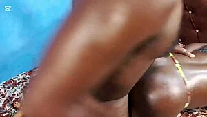 my curvy ebony girlfriend gets the best doggy style banging ever