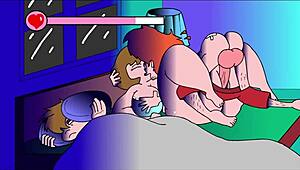 i can't stop flashing my milf body on the sofa in this comic erotic comedy