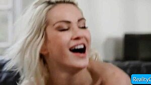 Cherry Kiss plays nasty horny wife craving Jay Romero's cock in reality romp