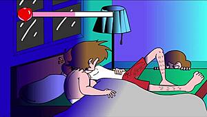 i can't stop flashing my milf body on the sofa in this comic erotic comedy