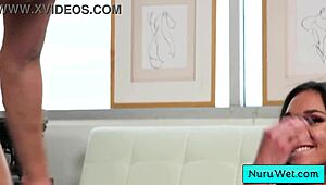 Sexy Teen Masseuse Andi Rose Takes Brad Newman's Huge Dick Before Nasty Facial Cumshot!
