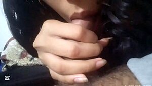 groping her innocent 18yo small natural tits to beg for homemade anal