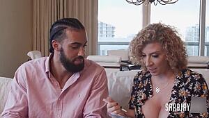 Sara Jay's Massive Mature Ass Hints at Riding James Angel's Thick Cock