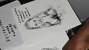 Heart-Pounding Cum Sketch Finishes Her Tits in Ecstatic Release Bliss
