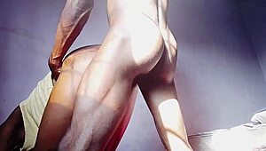 she bends over begging for his slow doggystyle fuck 