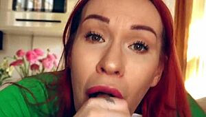 Naughty Redhead Stepsis Craves Secret Brother Suck