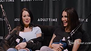 shay sights and reagan foxx spill horny casting secrets?