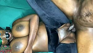 bdsm play leads to triple squirting on his big black south african dick as he fucks her creamy wet pussy