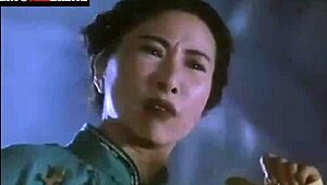 ninja stud pins athletic chinese whore and pounds her pussy hard