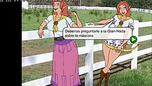 ¡majoras mask fuck! zelda legend big cock squirts monster cum all over huge tits!