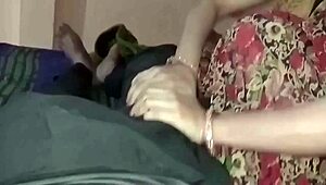 desi indian wife moans loud riding husband's dick in hot homemade session