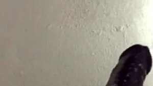 close up deepthroat blowjob gets super sloppy with cum in mouth