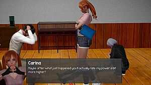 let's dive into headmaster's blonde big tits fantasy play!! 🎒🍒