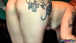 bluthus scorpionidae's big ass gets licked facesitting then doggystyle pounded cowgirl rides huge cock