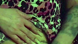 french italian milf shakes her big european ass in fuschia leopard outfit