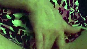 french italian milf shakes her big european ass in fuschia leopard outfit