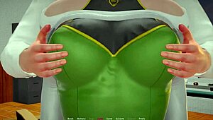 let's dive into headmaster's blonde big tits fantasy play!! 🎒🍒