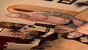 eva carrera loves greasing her ass for bent over monster cock fisting deepthroat and creampie