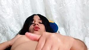 Kaithsaumeth fingers tight juicy creamy pussy to explosive orgasm